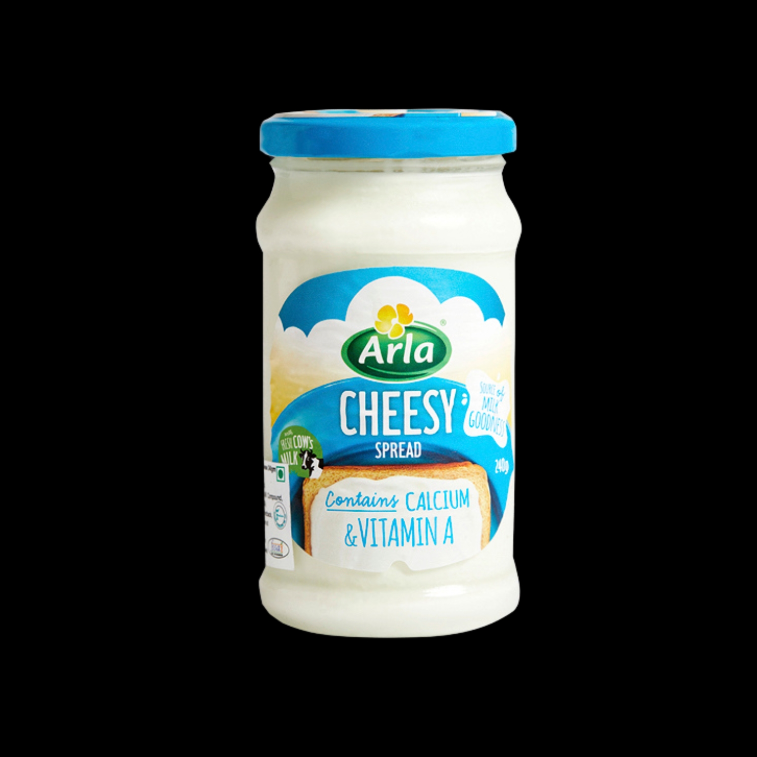 Spreadable Natural Processed Cheese 240 gm