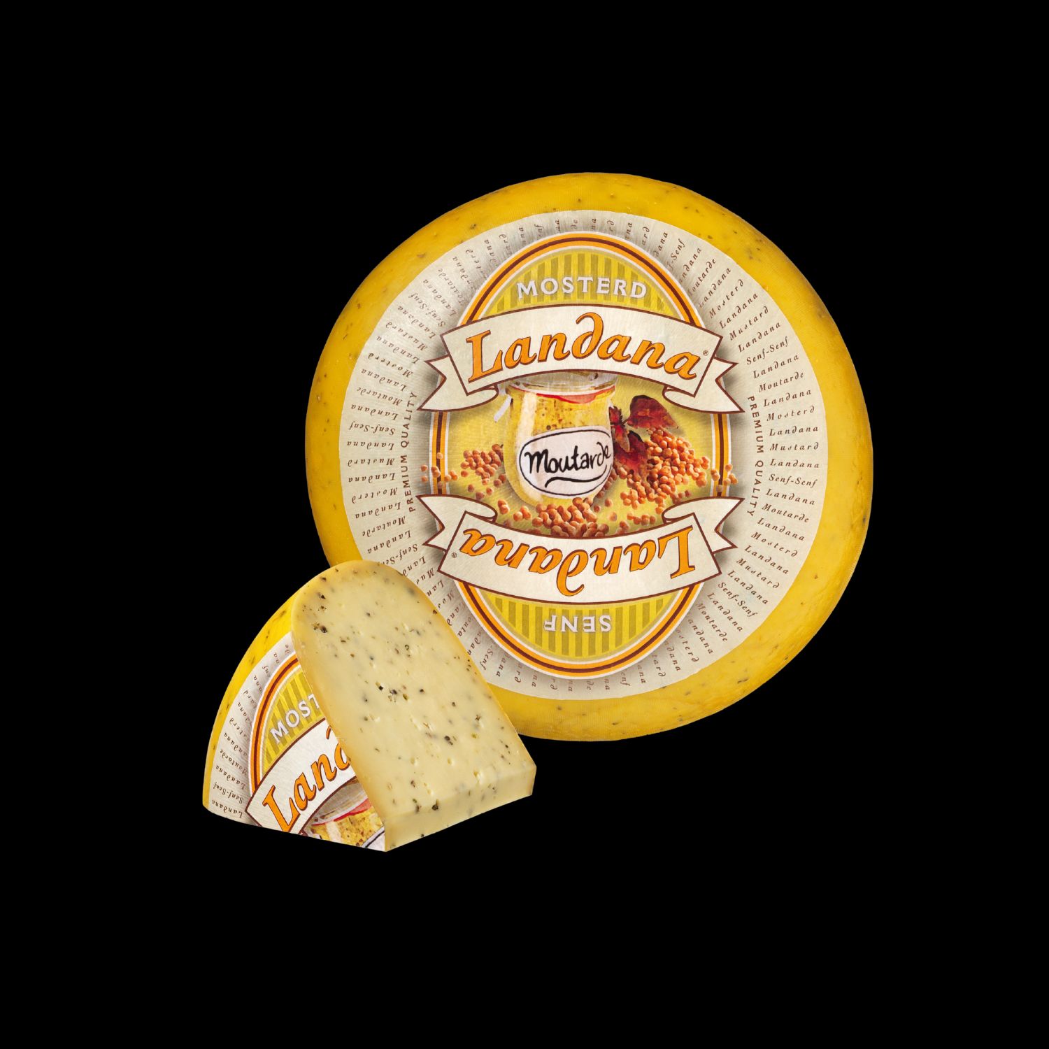 Gouda with Whole Mustard