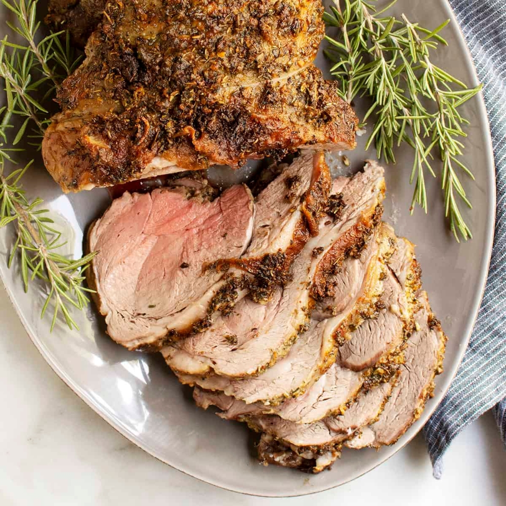 Lamb Rack frenched cap off