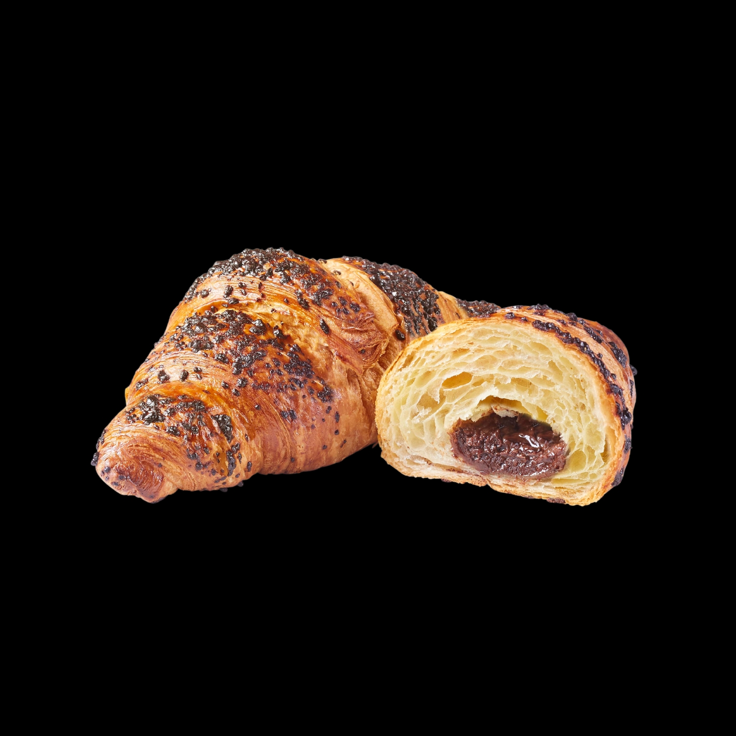 Cocoa and Hazelnut Filled Croissant 90 gm