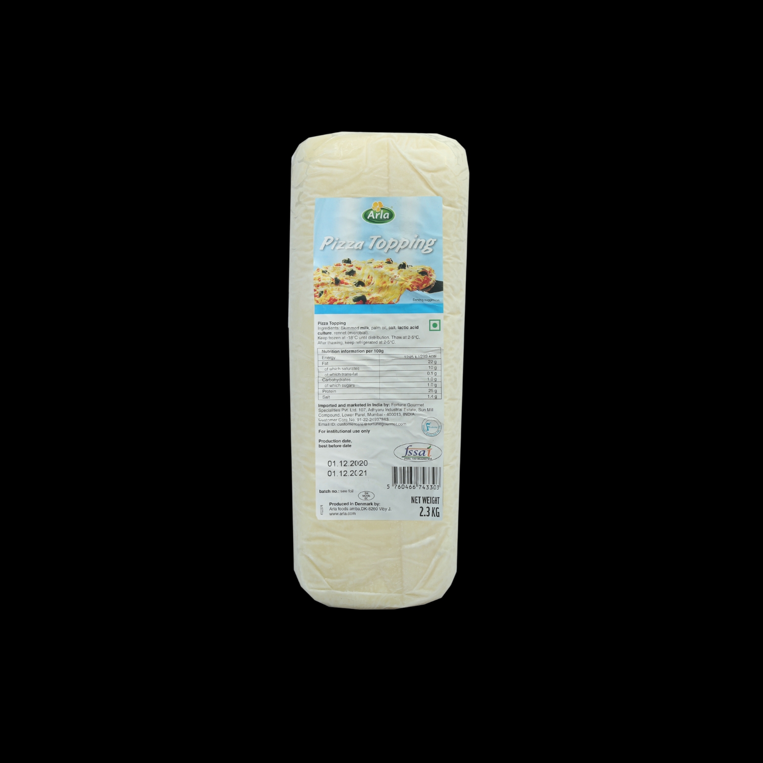 Pizza topping block 2.3 kg