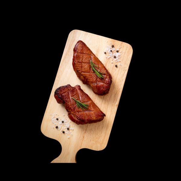 Rolled Smoked duck breast